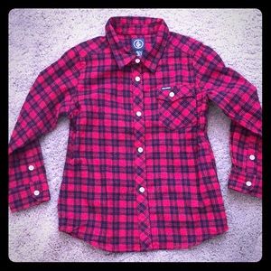 Volcim boys flannel shirt